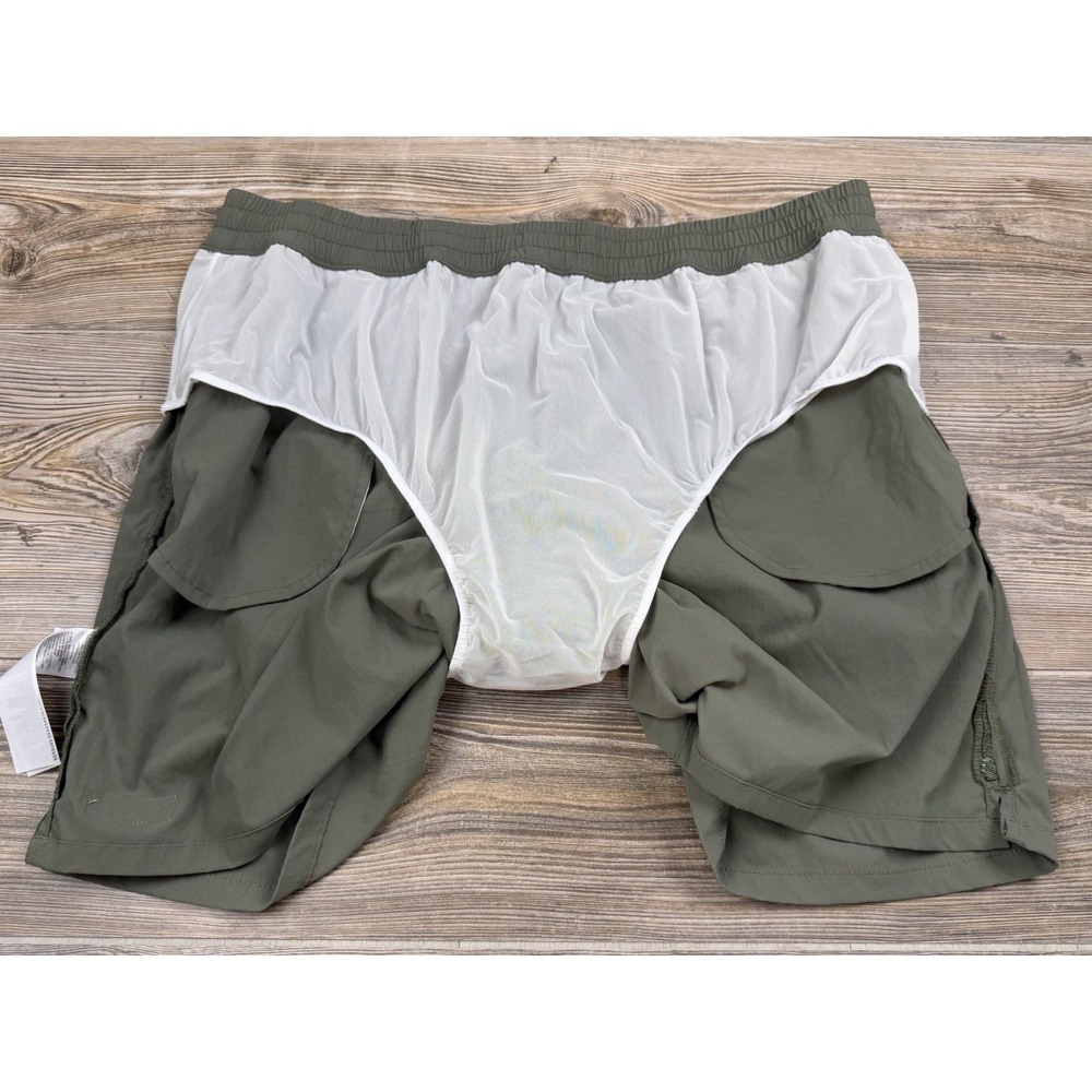 Cotopaxi Retro Active 7" Shorts Men's XL Fatigue Green Recycled Nylon Shorts - Picture 5 of 13